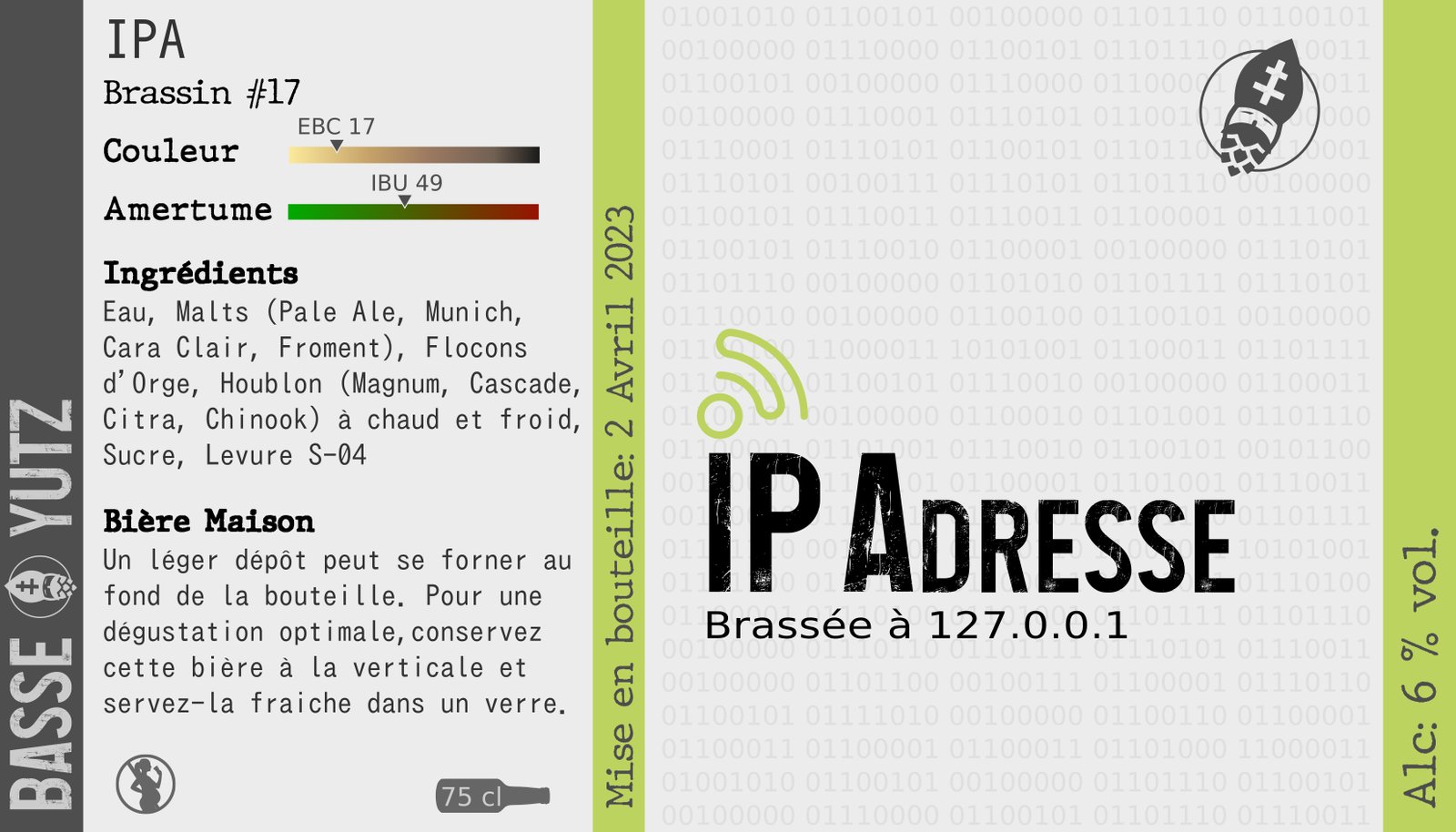 Étiquette IP
