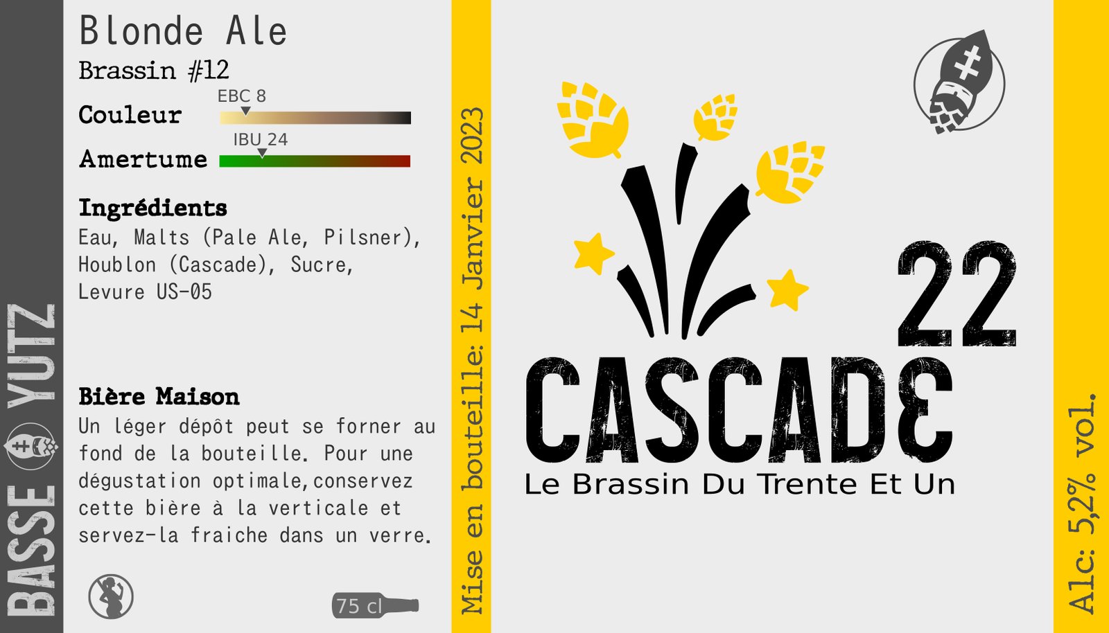 Étiquette Cascade
